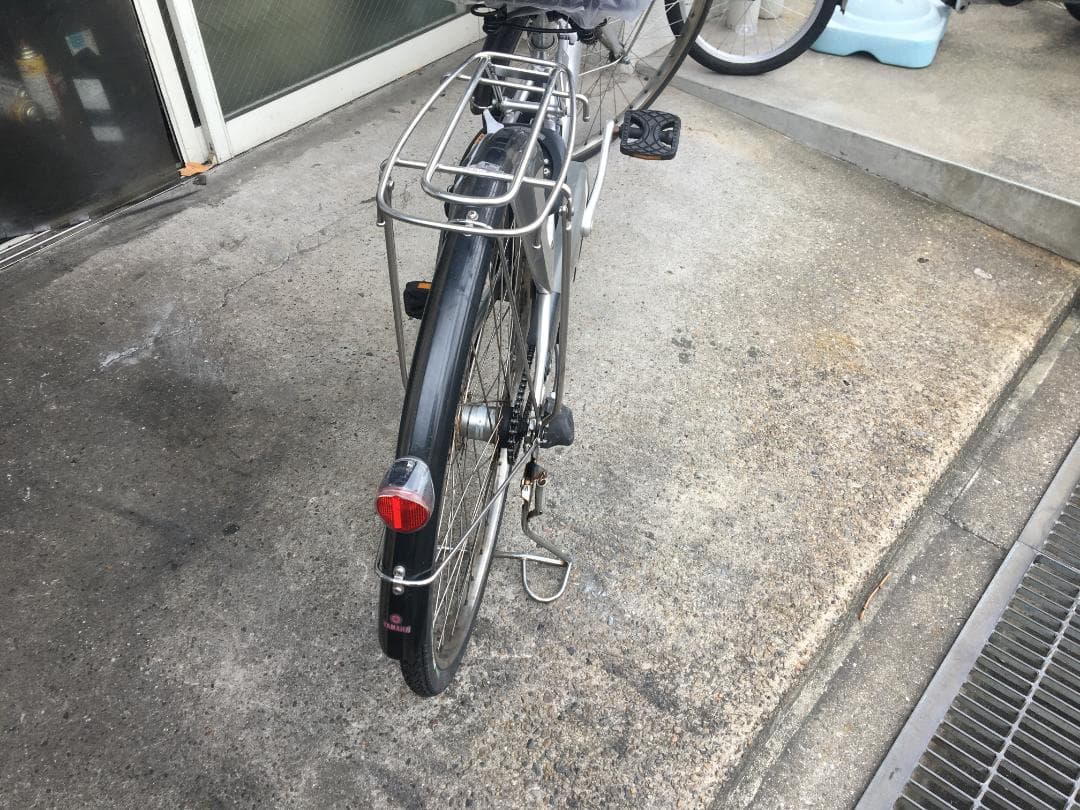 地域限定送料無料　パス　ナチュラ　12,3AH　シルバー　神戸市　電動自転車