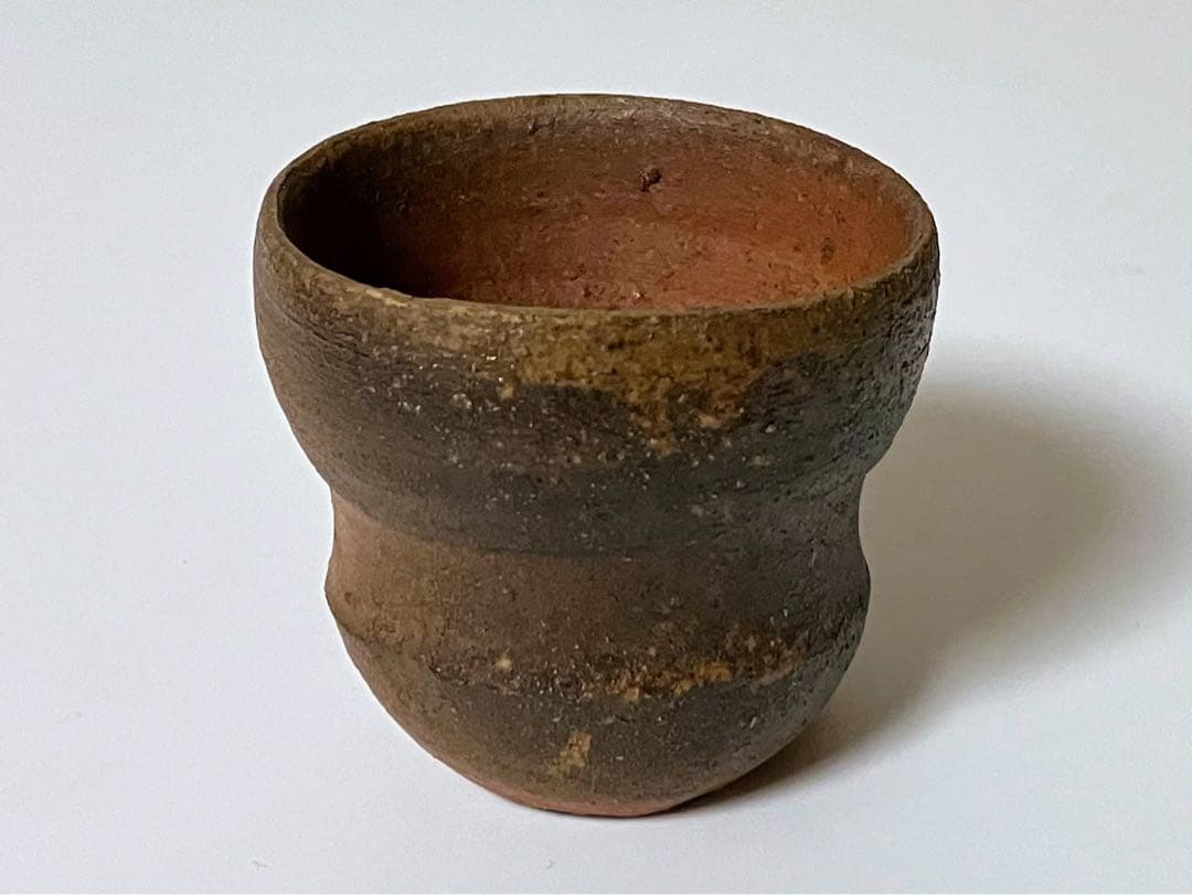 森陶岳 ぐいのみ 備前焼 ぐい呑 盃 酒器 寒風大窯 共箱