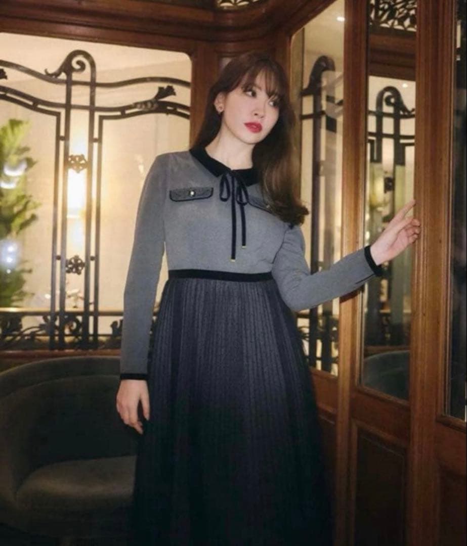 Herlipto Garnier Pleated Dress ワンピース