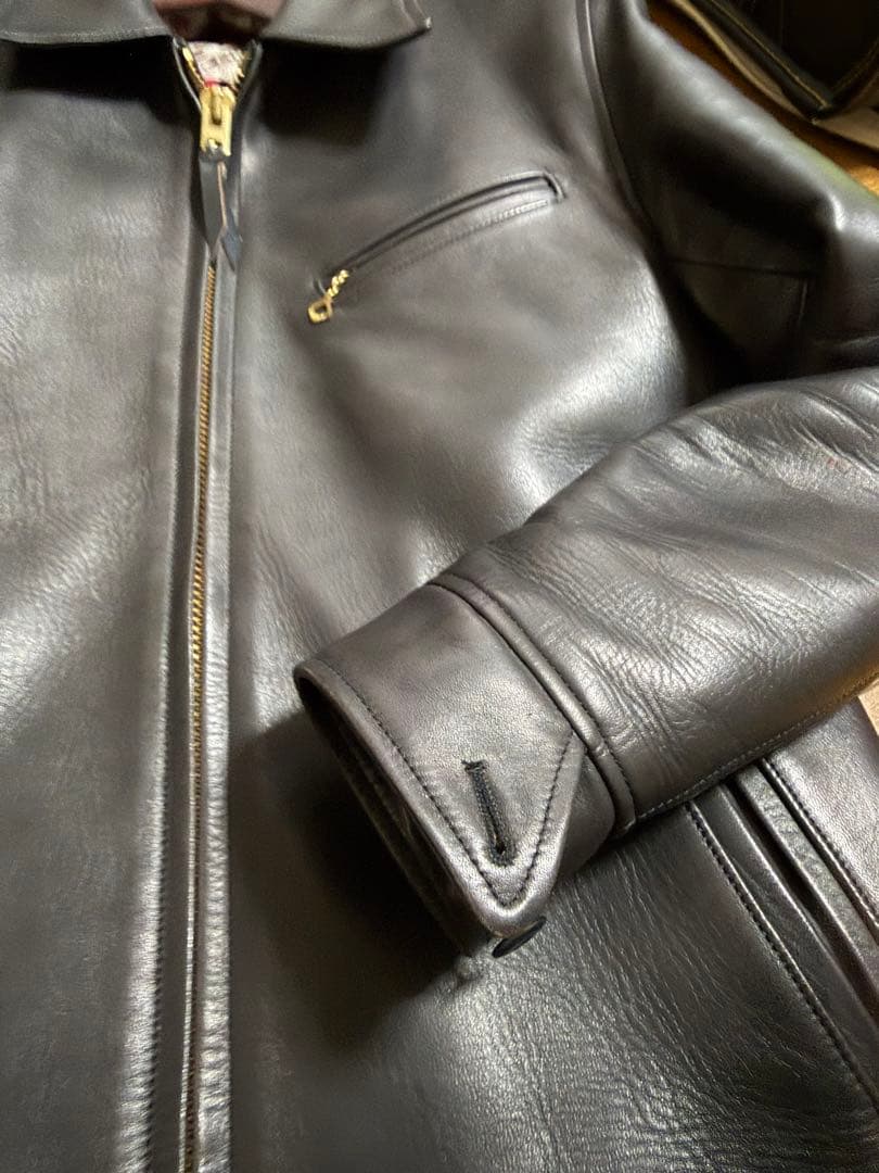 Y'2 Leather(ワイツーレザー） ジャケット38 馬皮