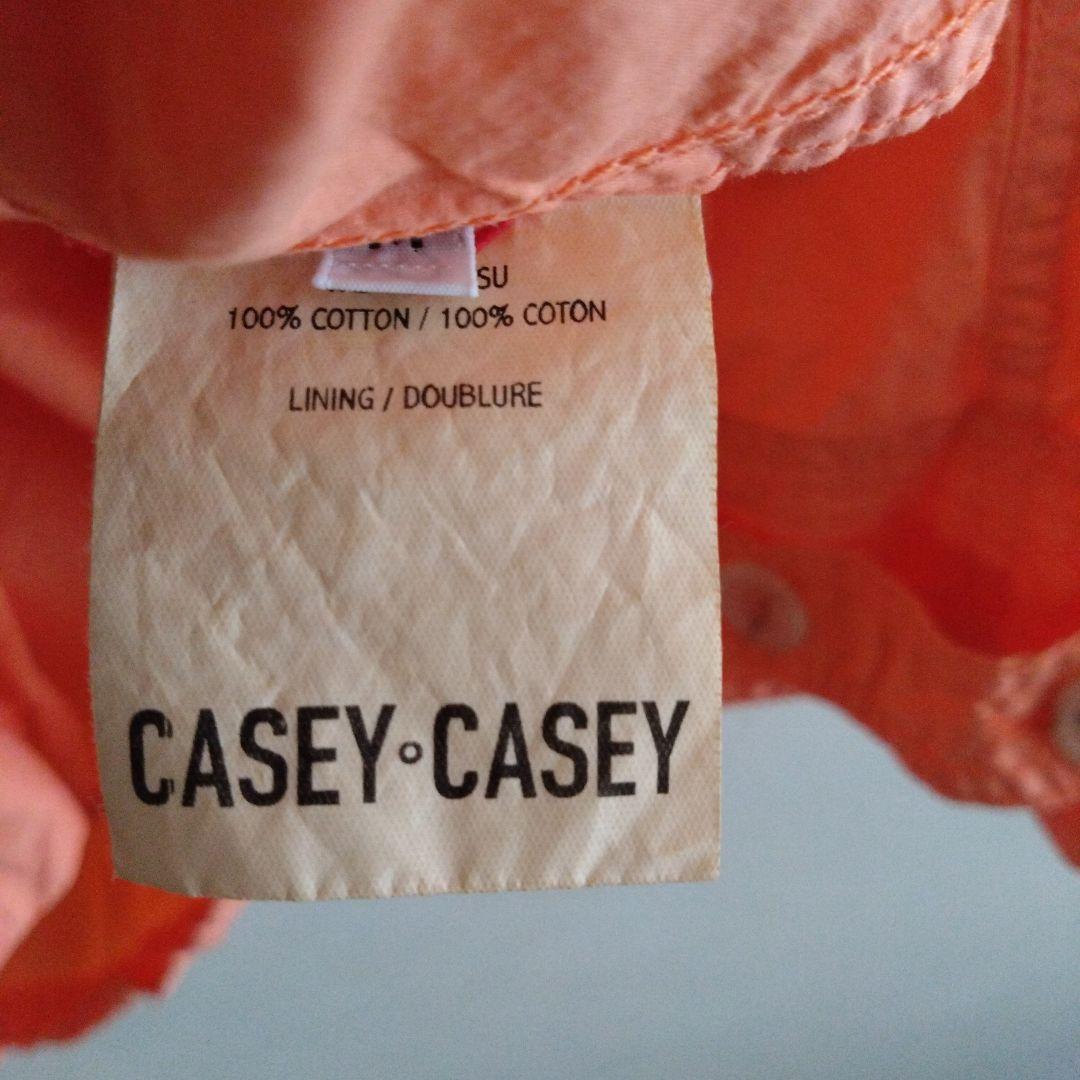 CASEY CASEY ペーパーコットンフードパーカー新品タグ付き