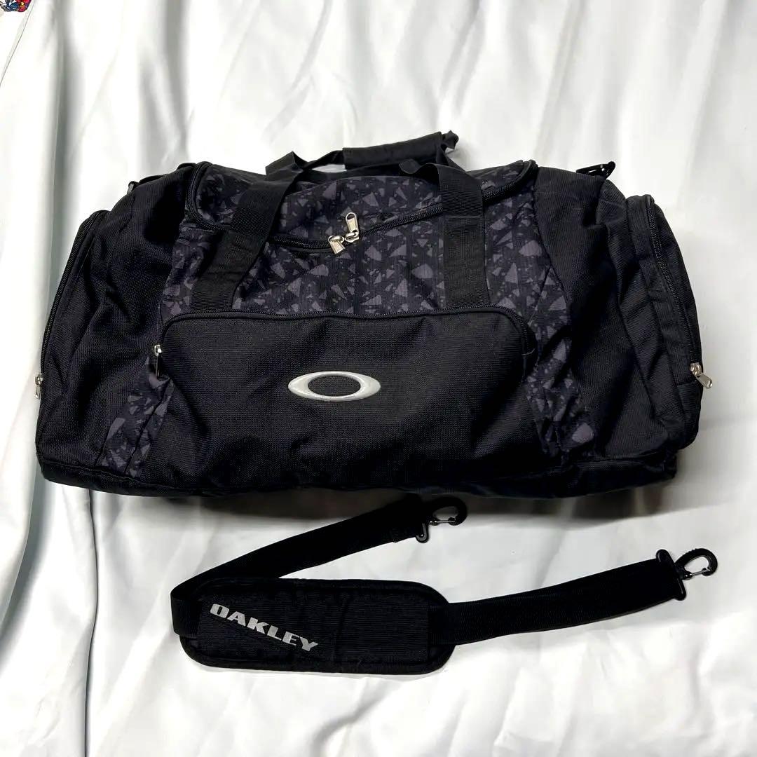 美品❗️オークリーボストンバック Ｌ ゴルフシューズ入れ付き、3ポケット【14】
