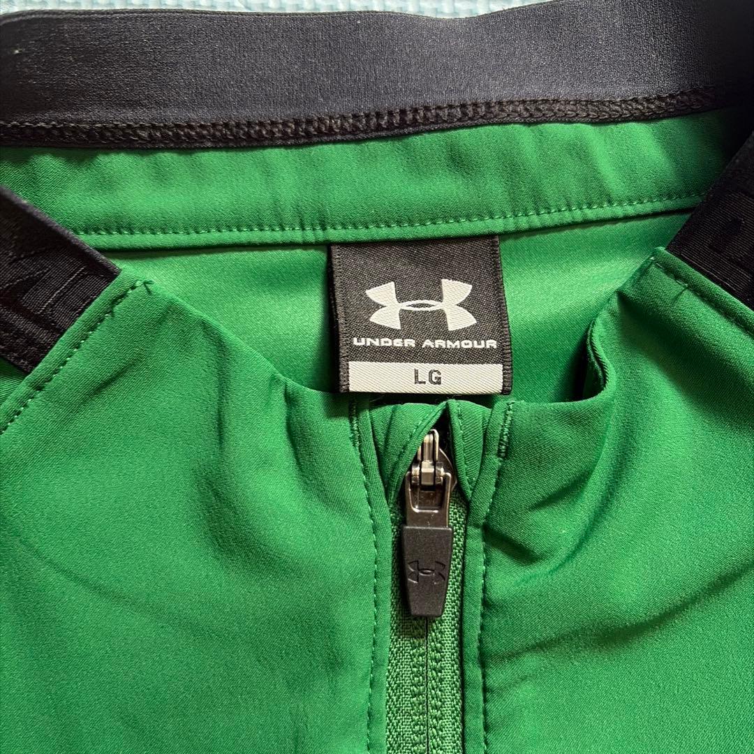 青森山田ジャージ UNDER ARMOUR グリーン ジャケット Lサイズ