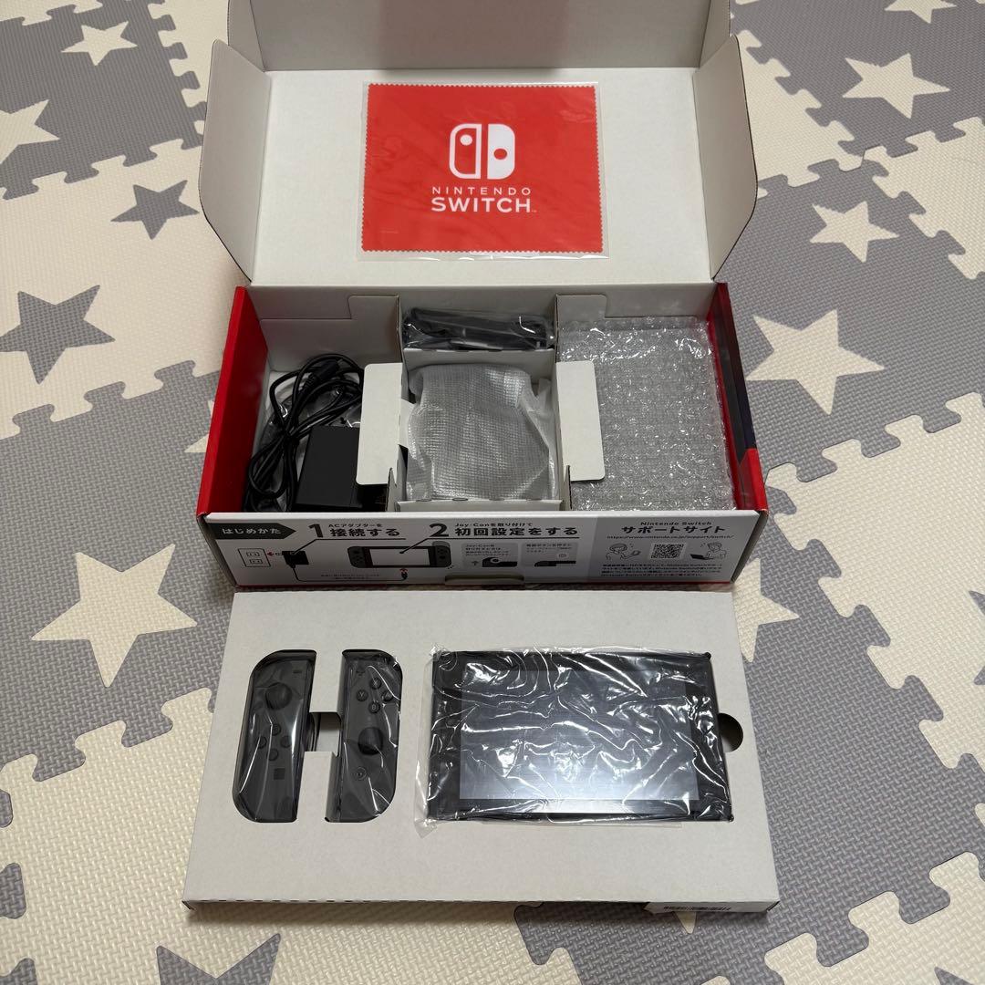 【美品】Nintendo Switch 21年強化型 付属品完備＋未使用ケース付