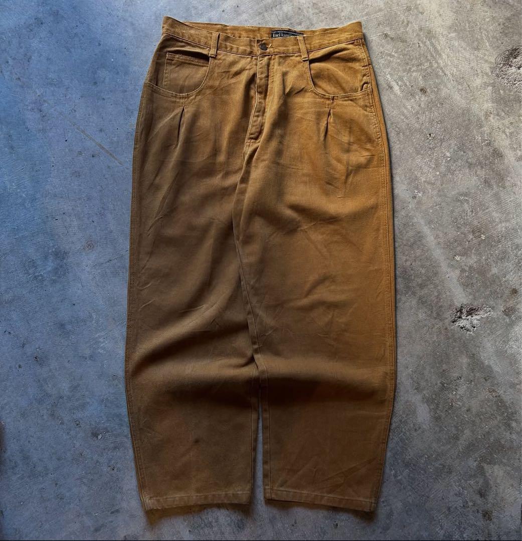 パンツ 1990s KARL KANI \"color tapered denim\"