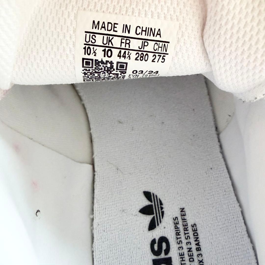 adidas スタンスミス ホワイト スパイクレスゴルフシューズ 28cm