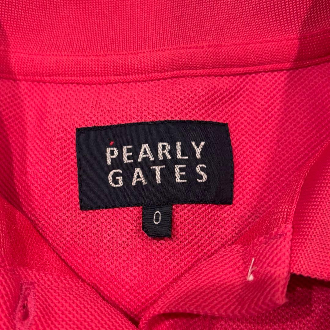★PEARY GATES★S★ショッキングピンク紺ポロワンピース 89★素敵★
