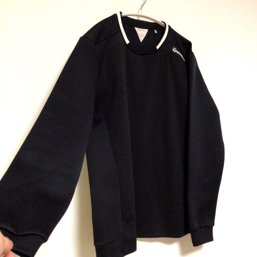 テーラーメイドTaylor Made ダンボールニット切替トレーナー 黒 O
