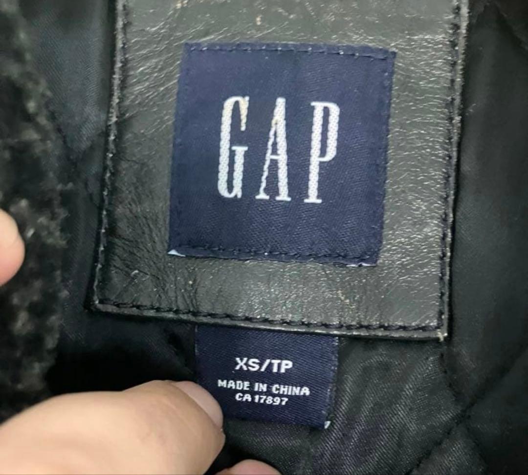 OLD GAP 牛革レザージャケット ボア