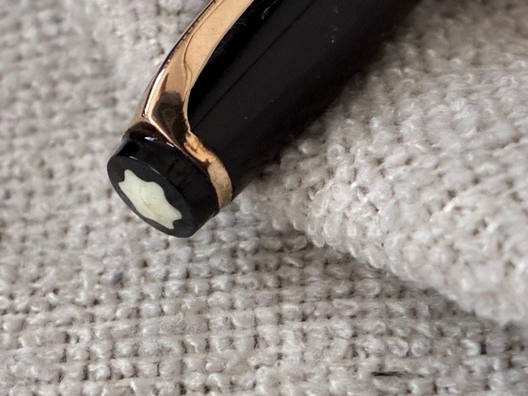 ◾️MONT BLANC モンブラン◾️万年筆 N o.14◾️黒色／金色◾️吸入式◾️