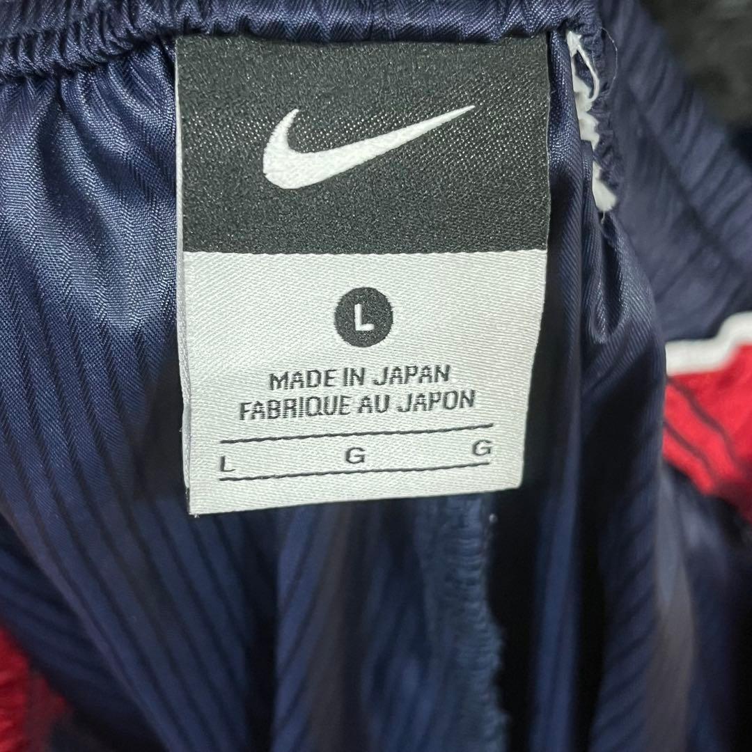【美品】NIKE ベンチコート＆ナイロンパンツ 鹿島カラー L 刺繍ロゴ