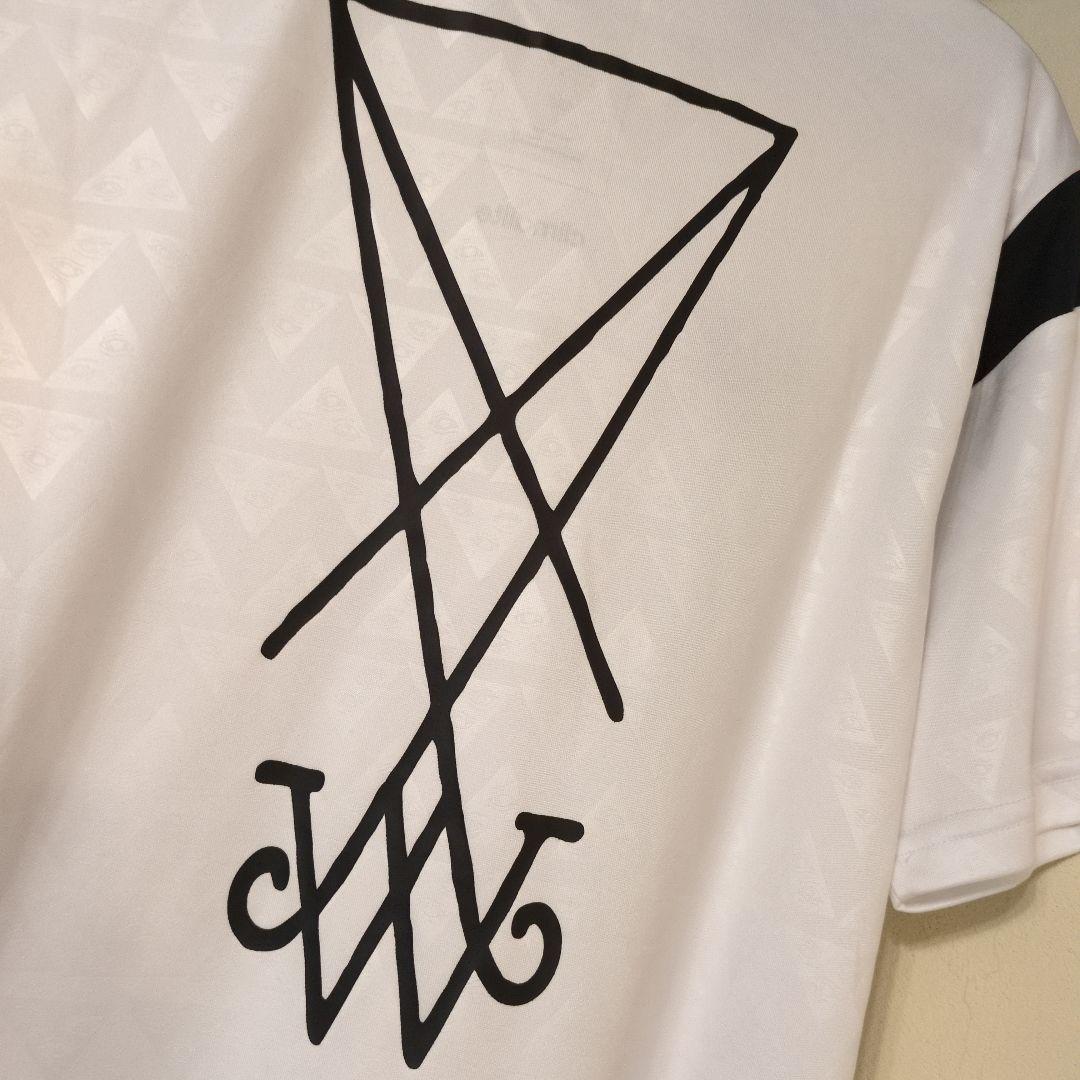 美品　adidas x welcome skateboards ゲームシャツ