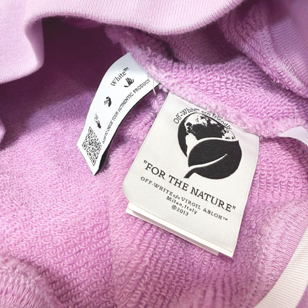 off-white オフホワイト パーカー ライラック