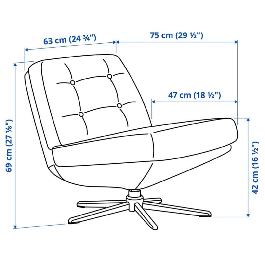 【新品▼未開封】イケア ディヴリンゲ パーソナルチェアIKEA DYVLINGE