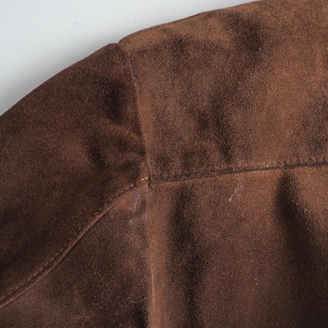 Schott　size38　USA製　スエードジャケット　ブラウン　美品