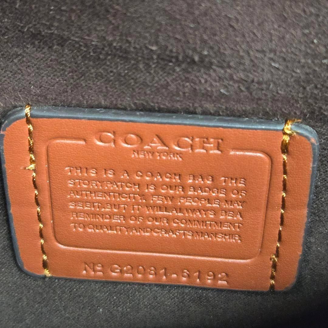 極美品 COACH ジョージ ジェム 2way ハンドバッグ パイソン