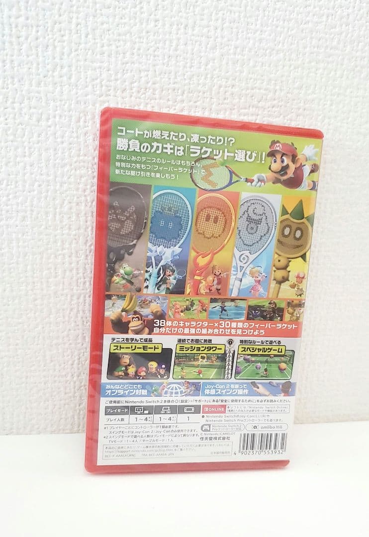 【新品未開封】マリオテニス　フィーバー　Switch2　ソフト