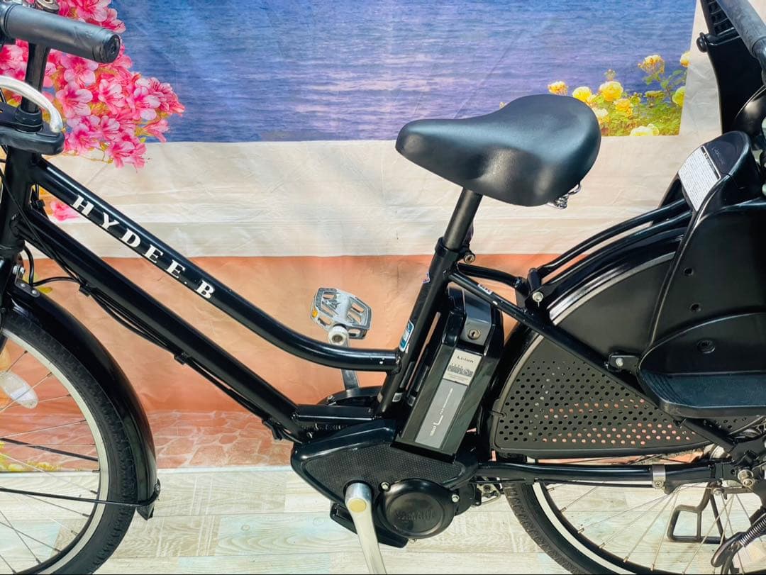 ⭐️新品バッテリー⭐️HYDEE！26インチ⭐️ハイディー子供乗せ電動自転車Y3428