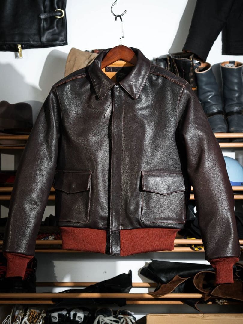 REALSIMONS A-2フライトジャケットLサイズゴートスキン18775新品