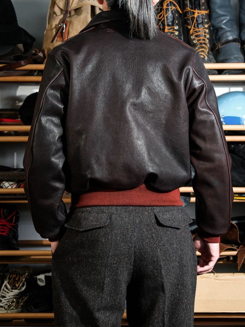 REALSIMONS A-2フライトジャケットLサイズゴートスキン18775新品