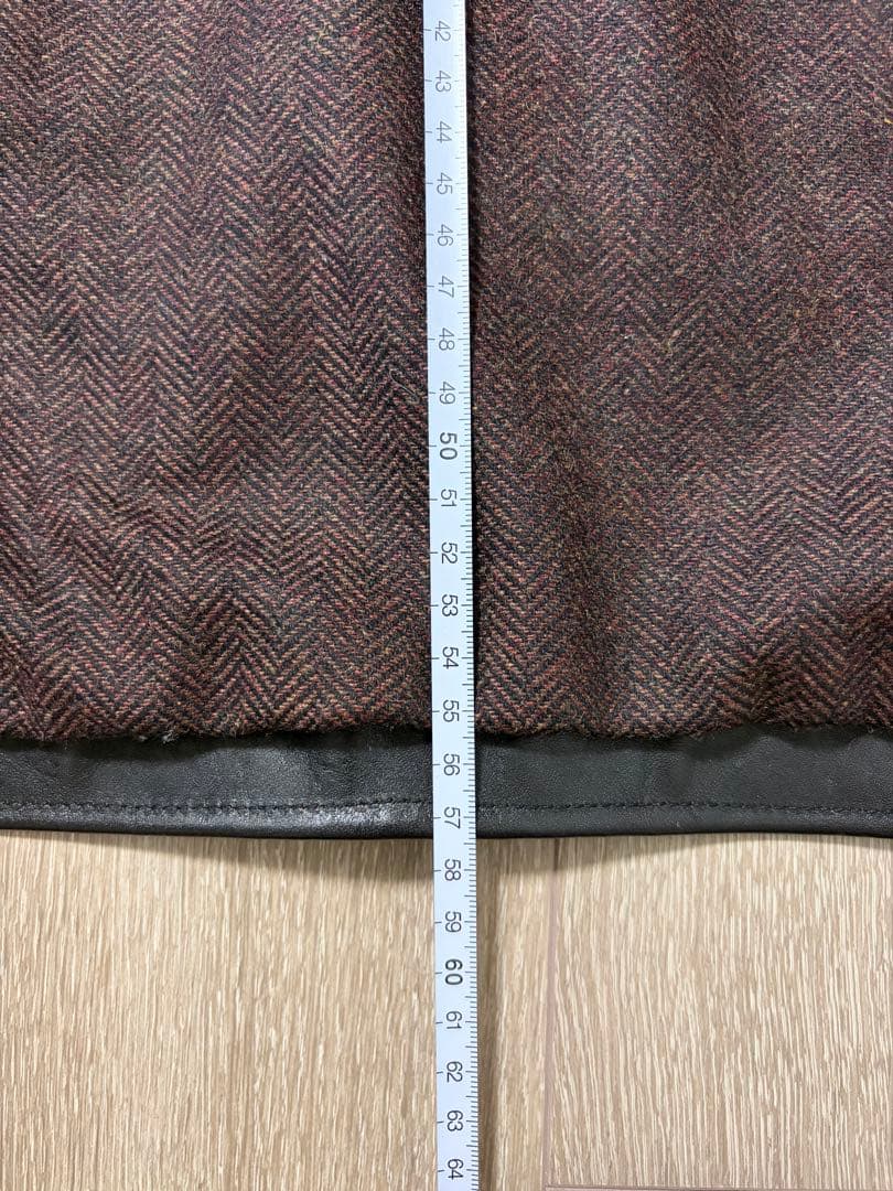 SIMONS レザージャケット 馬革 茶芯