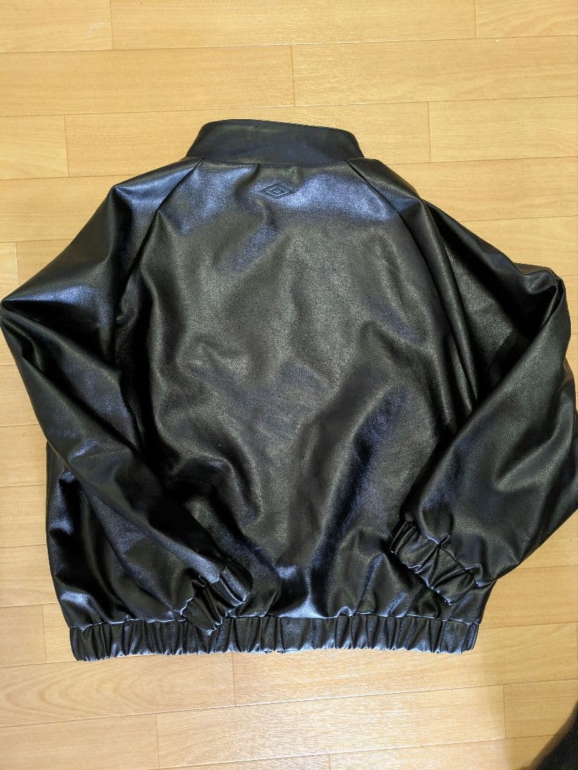 UMBRO ブラック レザージャケット　Lサイズ