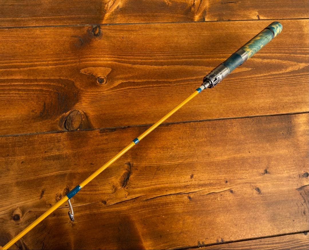 トラウトロッド　4ft7inch スピニング　グラスロッド　スタビライズドウッド