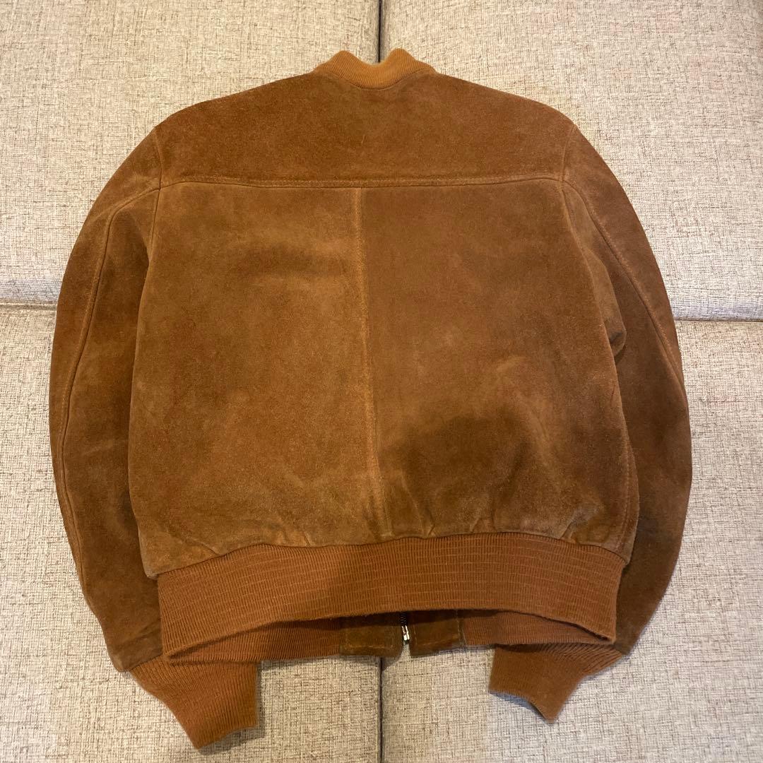 ショットSchott スエード ブルゾン レザージャケット MA1 サイズ40