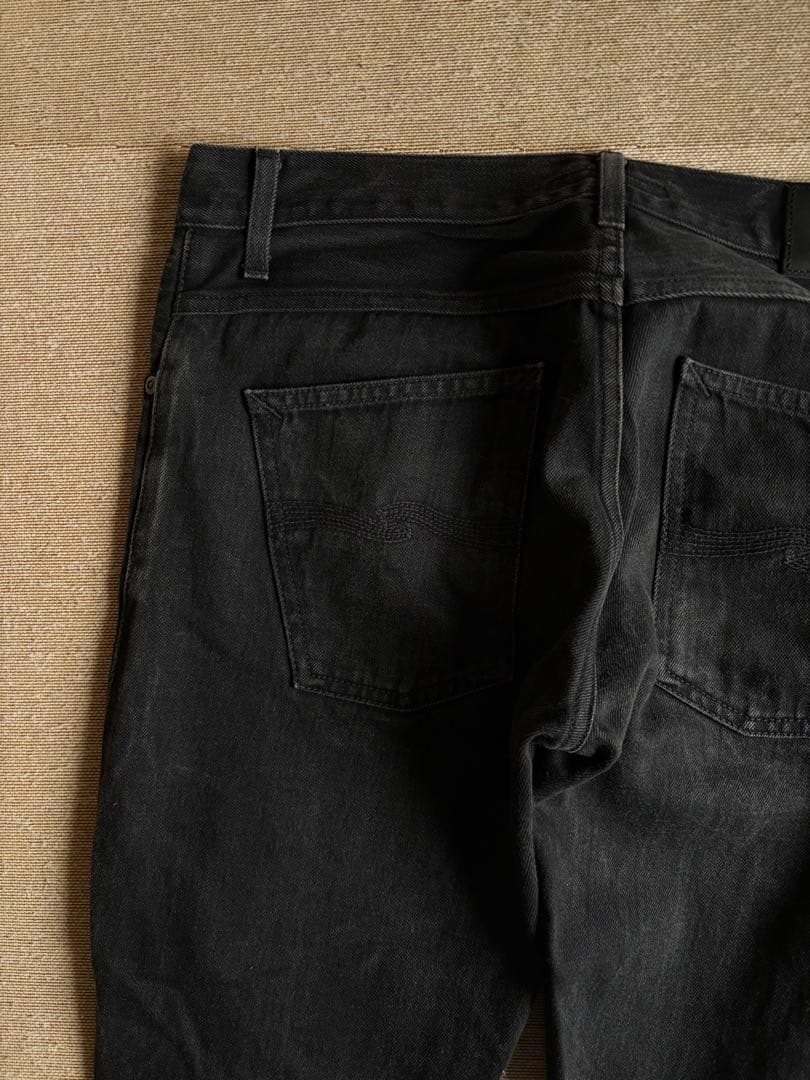 パンツ Nudie jeans grim tim black selvage w32
