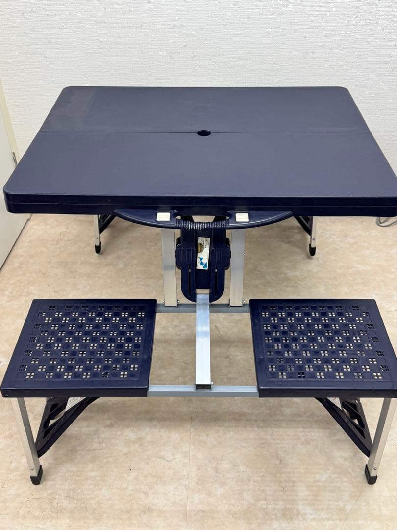 【送料込】4人用 キャンプ テーブルチェア 折り畳み ベンチ 2個セット