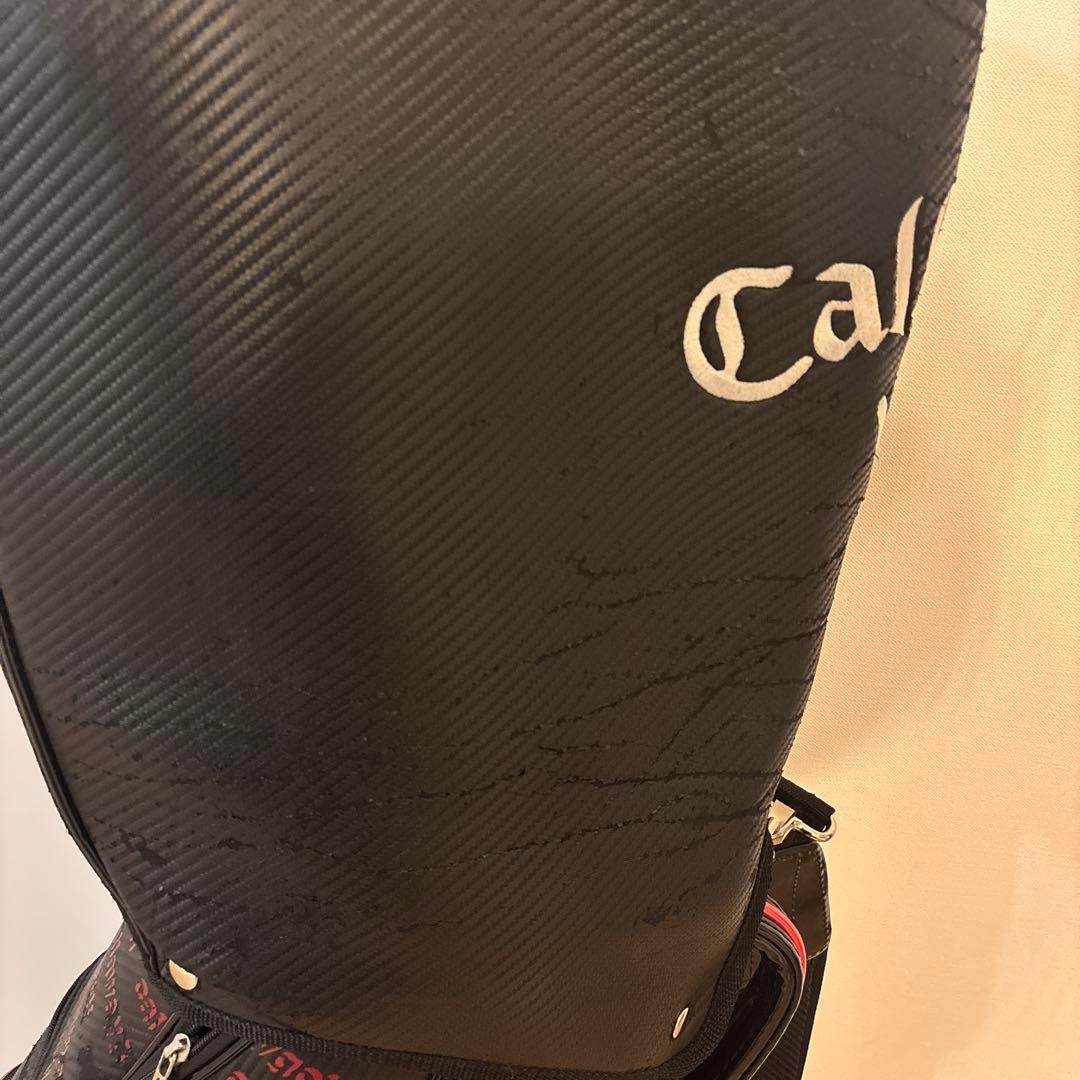 Callaway キャディバッグ 黒 赤