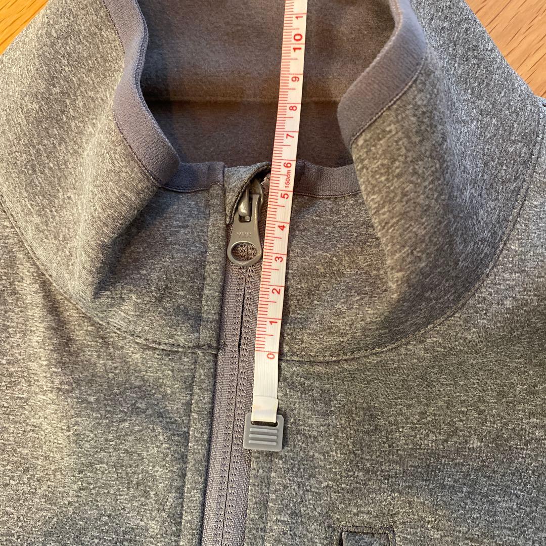 BEAMS GOLF グレー ジップ アウター ブルゾン ジャケット 裏起毛