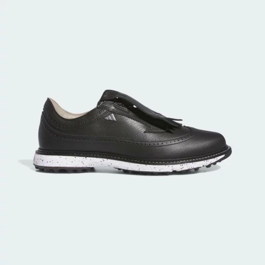 【希少】【新品】アディダス レザーゴルフシューズ スパクレス 27cmブラック