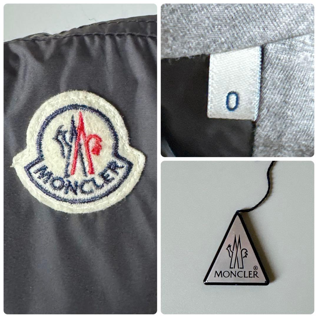 MONCLER / DENEB ナイロンベスト 0 ブラック レディース