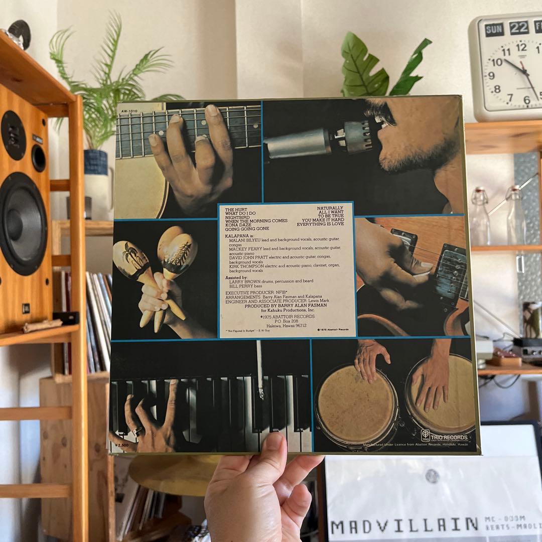 名盤 KALAPANA RECORD カラパナ ワイキキの青い空 LP