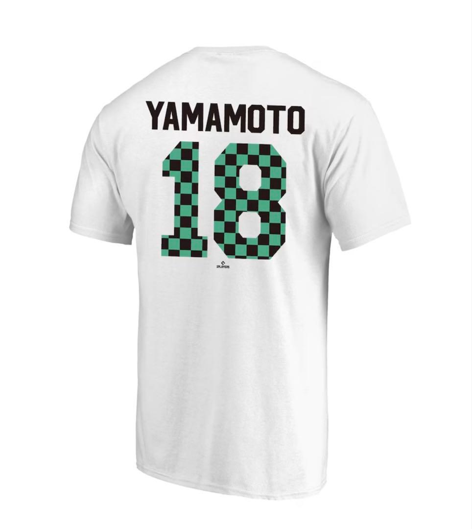 山本由伸Ｔシャツ鬼滅の刃ドジャースコラボ Lサイズ 限定品