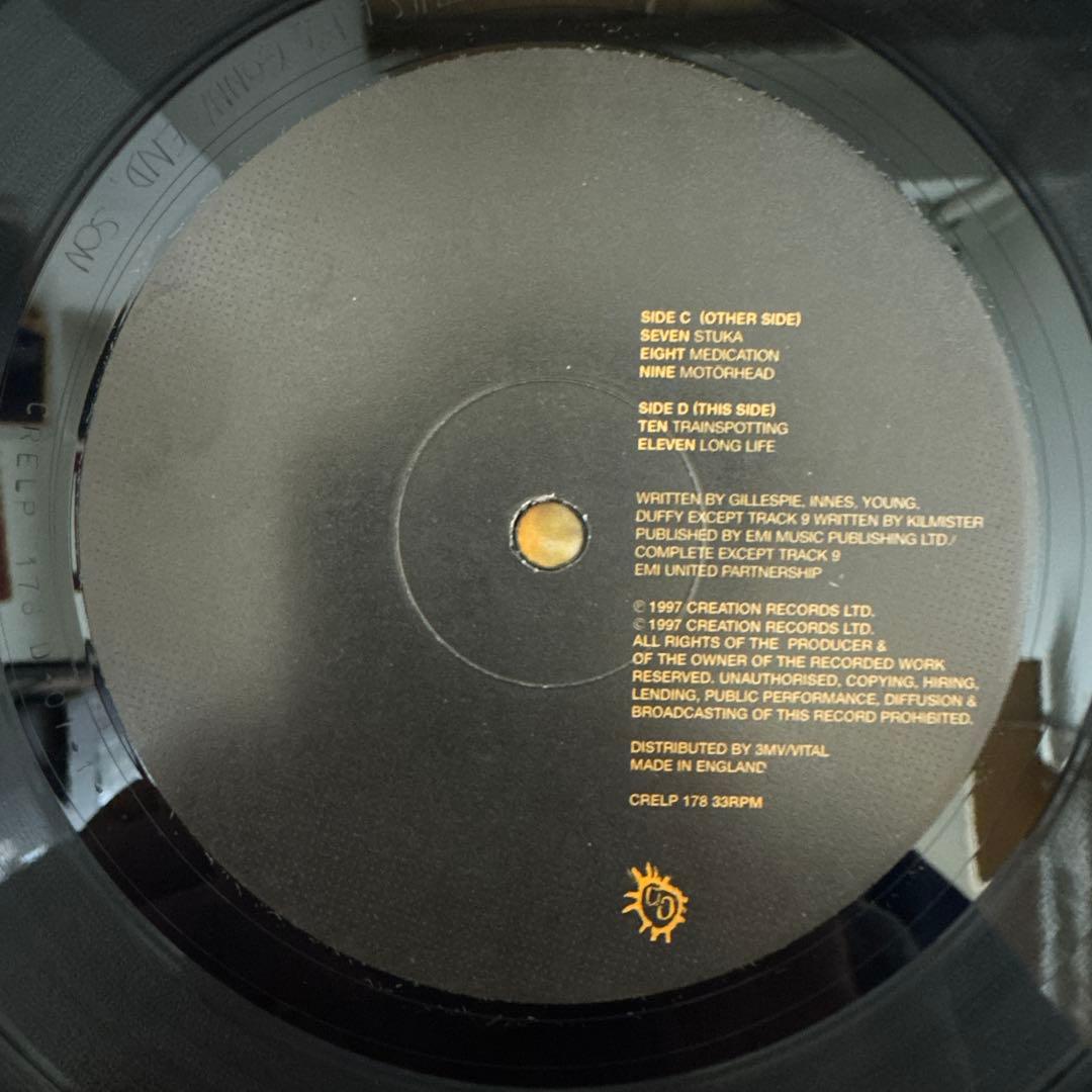PRIMAL SCREAMS『VANISHING POINT』レコード