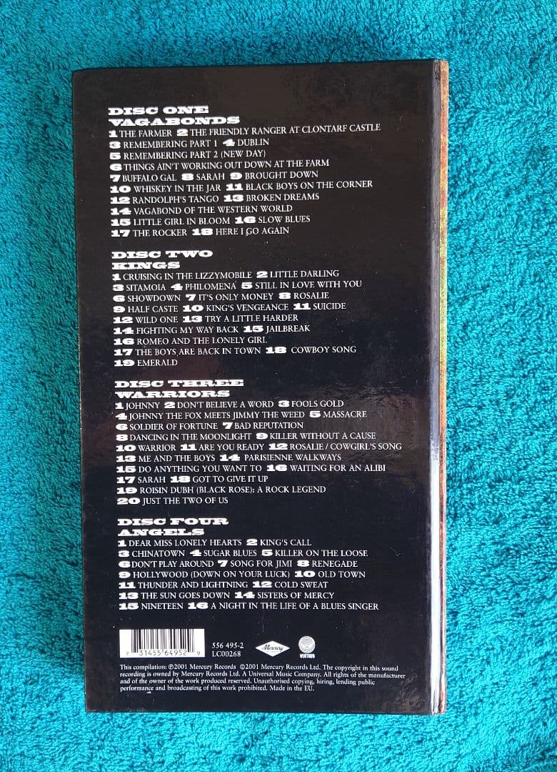 【希少♥】シン・リジィ　４枚組ＣＤ　ブックレット型ＢＯＸ　原文解説の対訳つきです