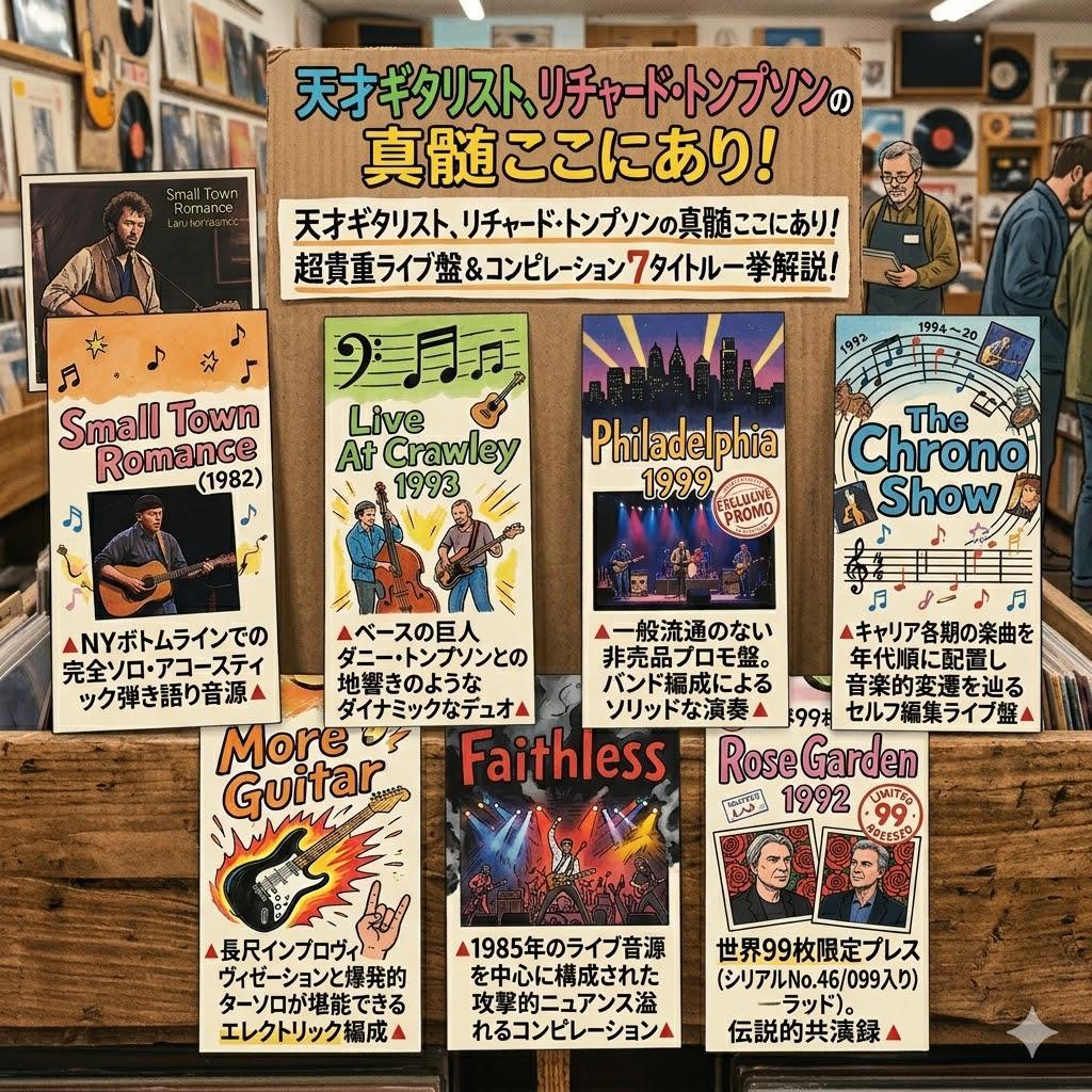 ●リチャード・トンプソン 激レアライブCD7枚 限定99枚盤 プロモ含●