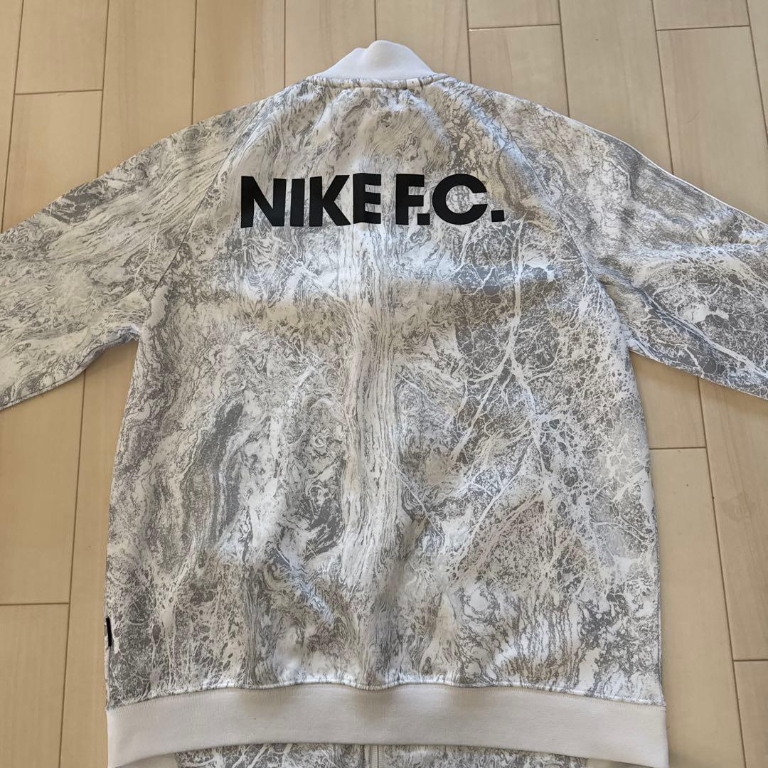 NIKE.FC 大理石柄　白ジャージ