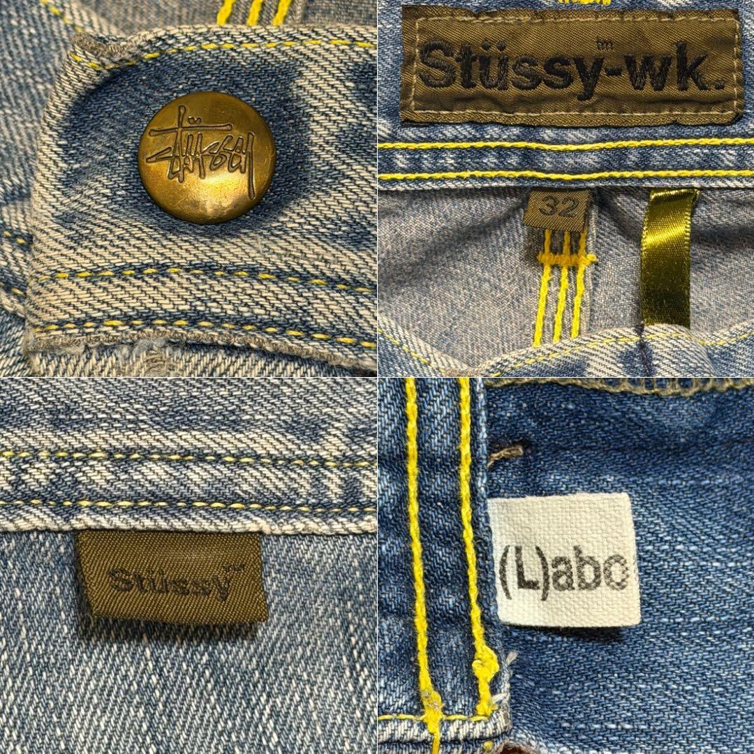 USA製 STUSSY stüssy-wk. デニムパンツ W32
