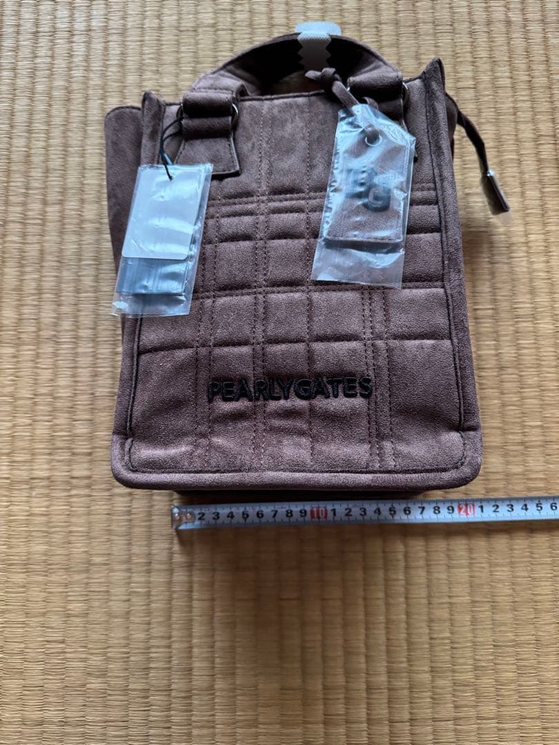 パーリーゲイツ　カートバック　ショルダーバック　スエード