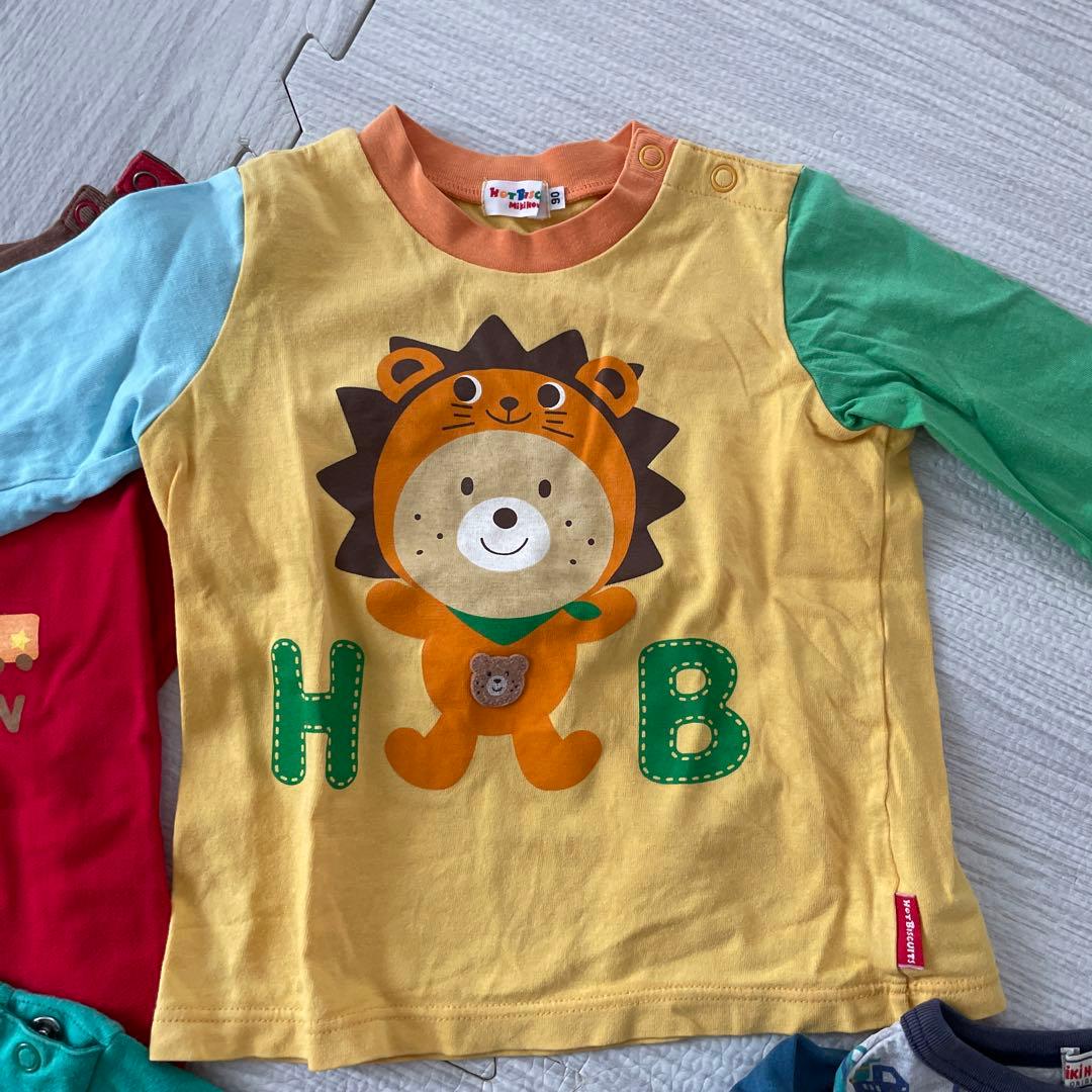 ミキハウス ホットビスケッツ9枚セット　男の子　長袖Tシャツ 90cm