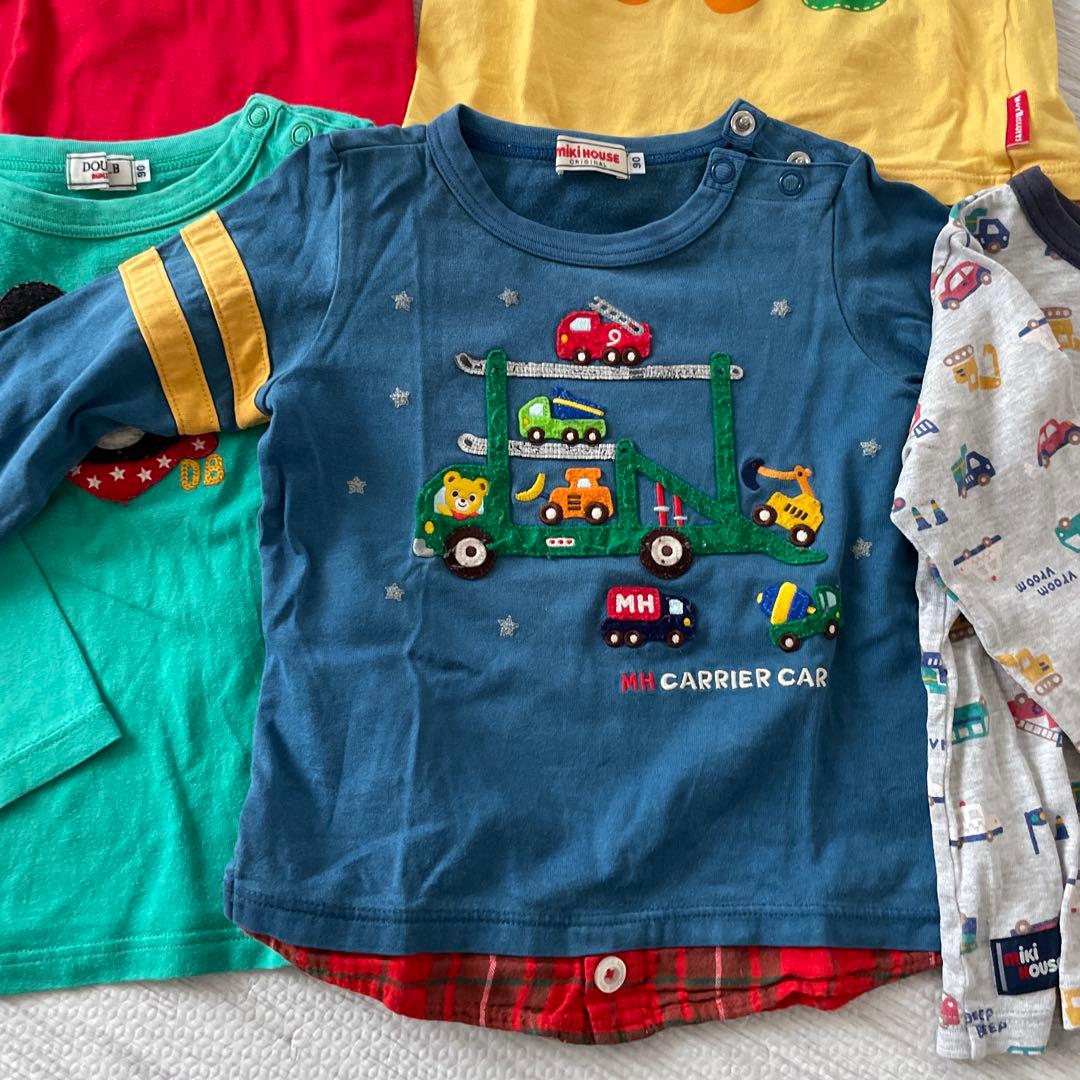 ミキハウス ホットビスケッツ9枚セット　男の子　長袖Tシャツ 90cm