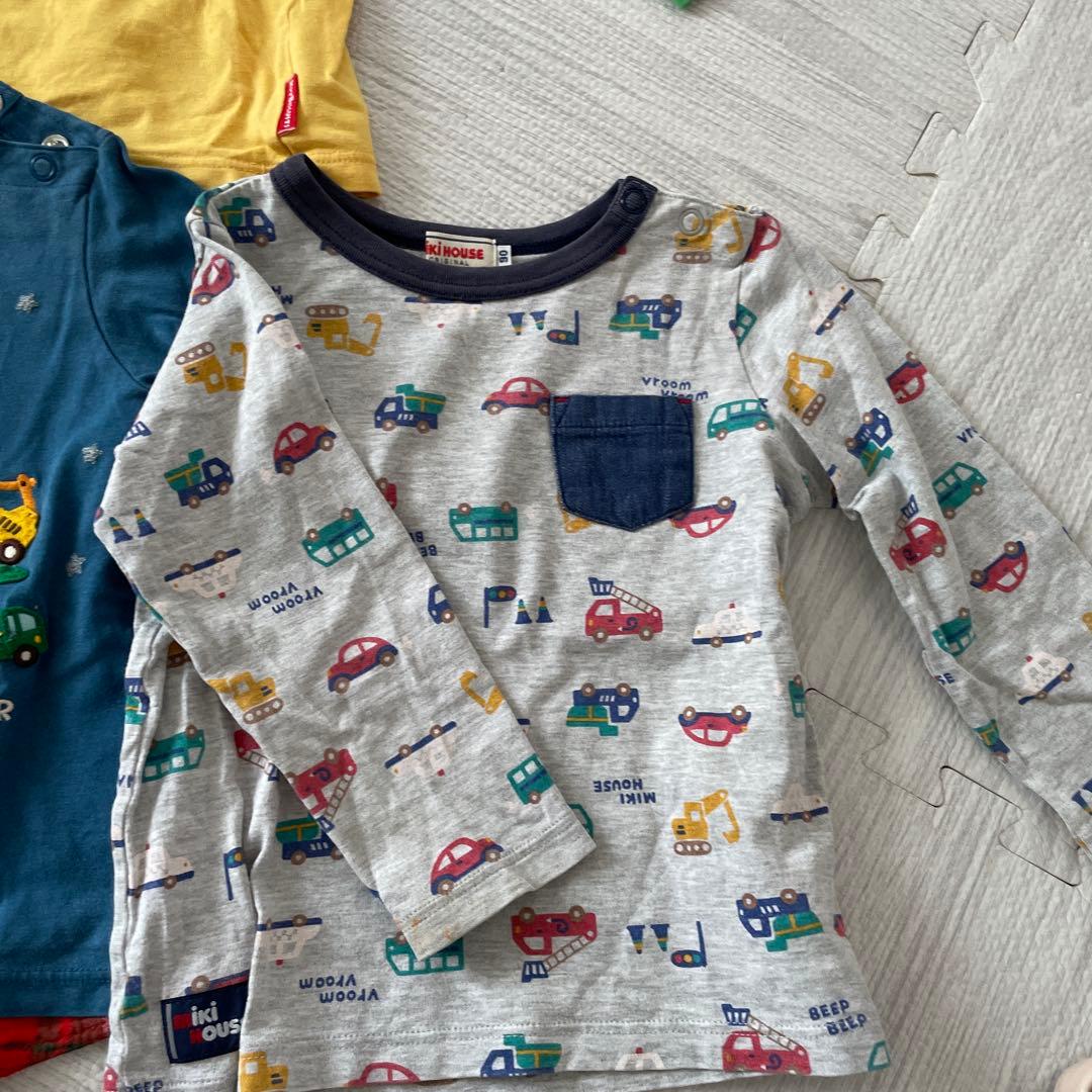ミキハウス ホットビスケッツ9枚セット　男の子　長袖Tシャツ 90cm