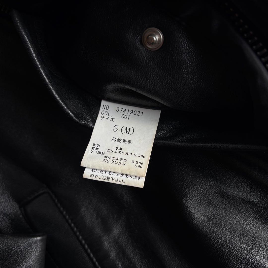 ジャケット・アウター 00s TETE HOMME sheep leather blouson BLK