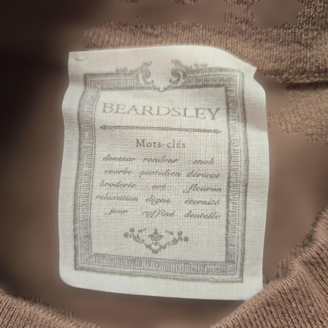 BEARDSLEY モックネック　ニットワンピース　ロング丈