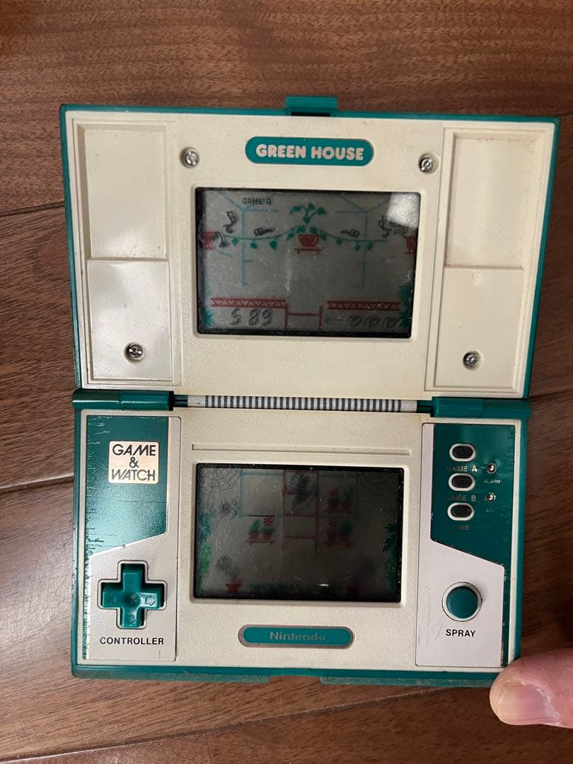 ゲームウォッチ　グリーンハウス（完動品）　任天堂