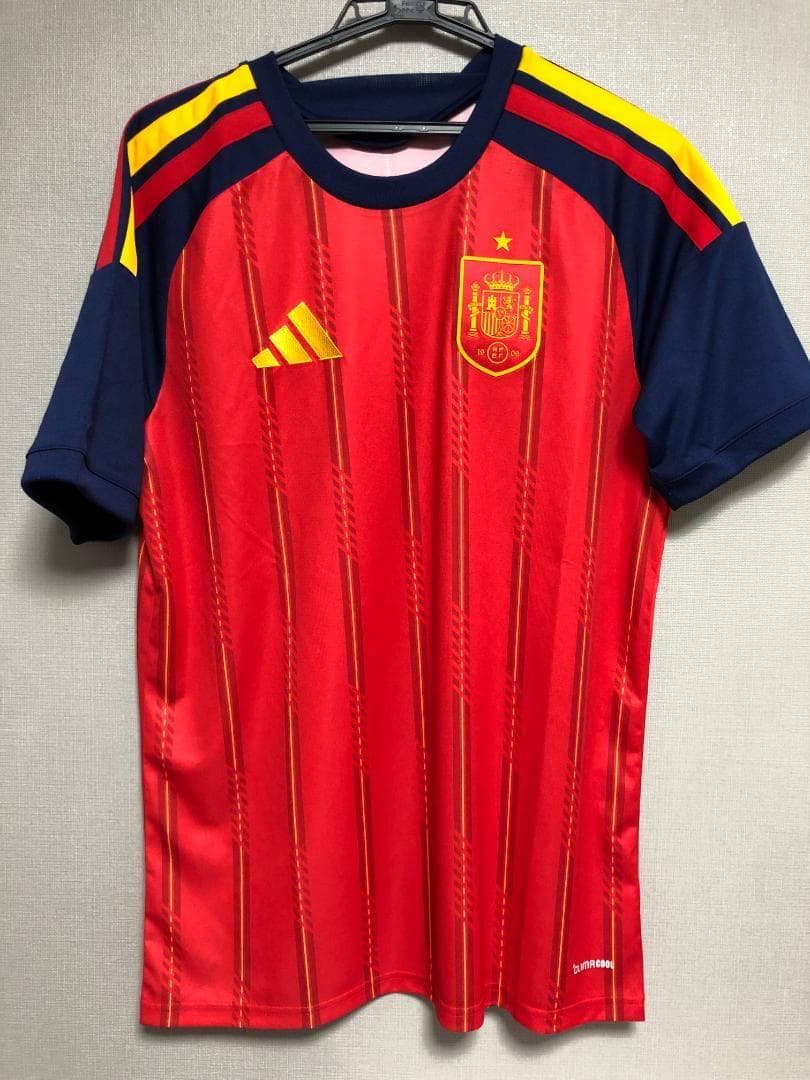 未使用 スペイン代表 2026 ホーム レプリカユニフォーム XL アディダス