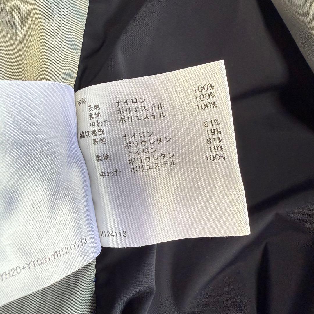 【マンシングウェア】美品 中綿ワンピース ブルー サイドロゴ M レディース